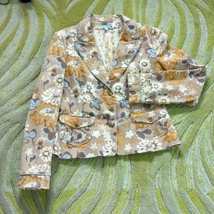 Amulet - Corduroy flowered jacket